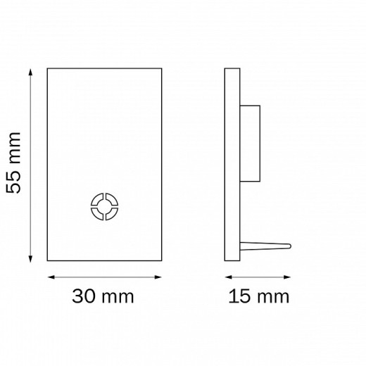 Заглушка для трека Lightstar Teta 505166