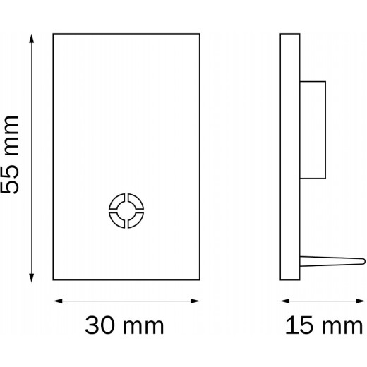 Заглушка для трека Lightstar Teta 505167