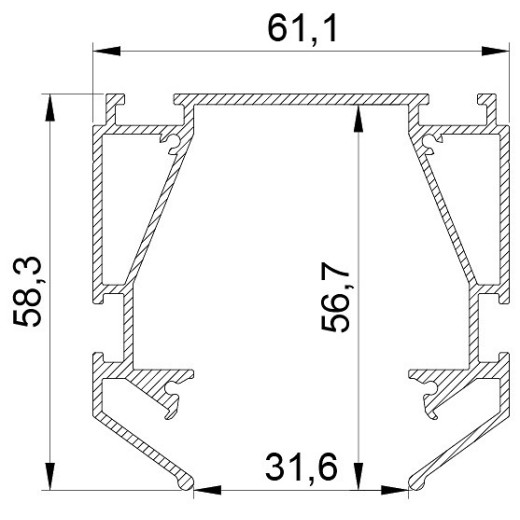 Профиль-держатель Lightstar Teta 505420