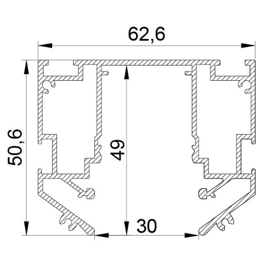 Профиль-держатель Lightstar Teta 505427