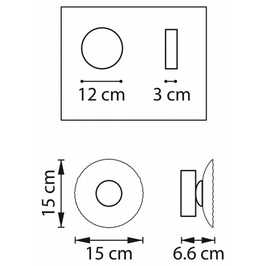 Накладной светильник Lightstar Erica 609602