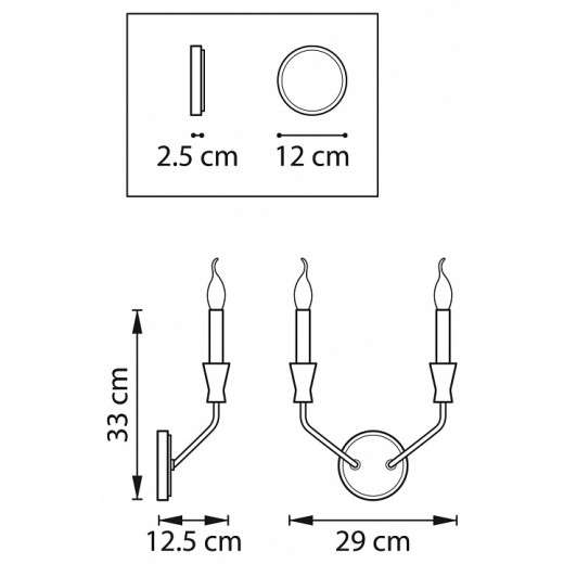 Бра Lightstar Ragno 732527
