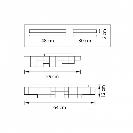 Накладной светильник Lightstar Favo 750161