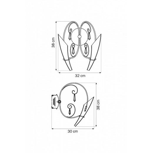Бра Lightstar Scarabeo 755624