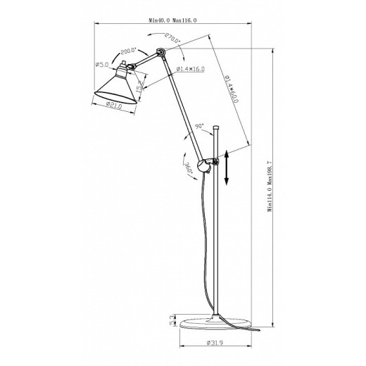 Торшер Lightstar Loft 765717