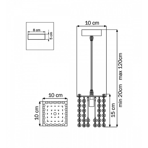 Подвесной светильник Lightstar Cristallo 795412