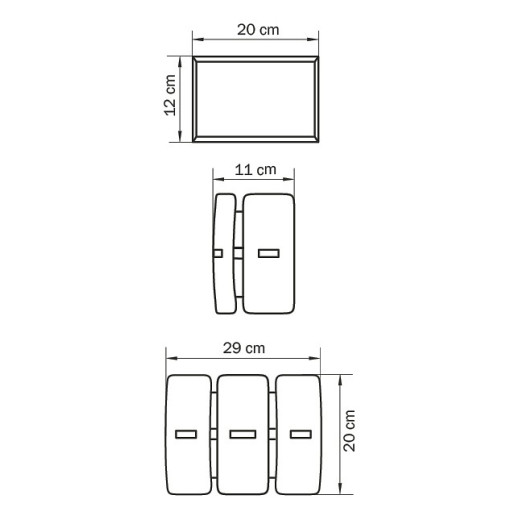 Накладной светильник Lightstar Lamella 801616