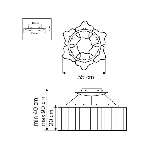 Подвесная люстра Lightstar Nubi 802160