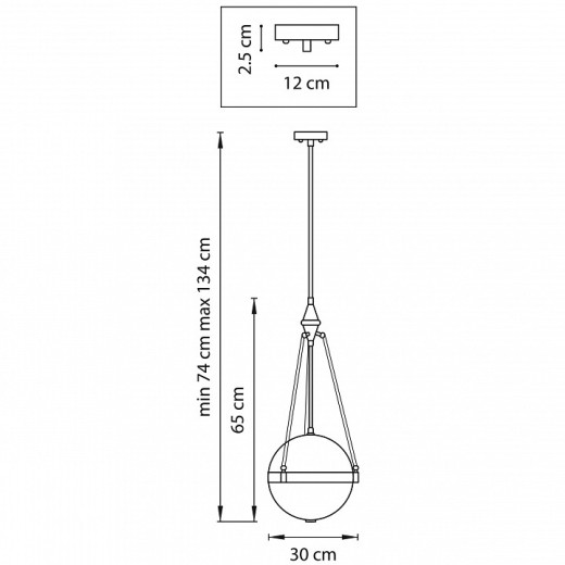 Светильник на штанге Lightstar Modena 816037