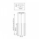 Подвесная люстра Lightstar Tubo L5T747437