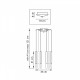 Подвесная люстра Lightstar Tubo L8T747147