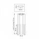 Подвесная люстра Lightstar Tubo L8T747343