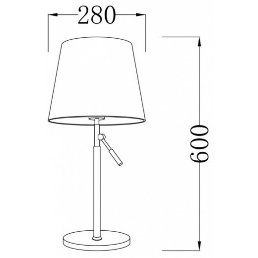 Настольная лампа декоративная Lucia Tucci Bristol 6 BRISTOL T895.1
