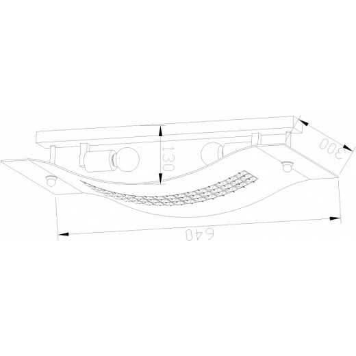 Накладной светильник Lucia Tucci Pelle Bianca 1 Pelle Bianca W2010.2