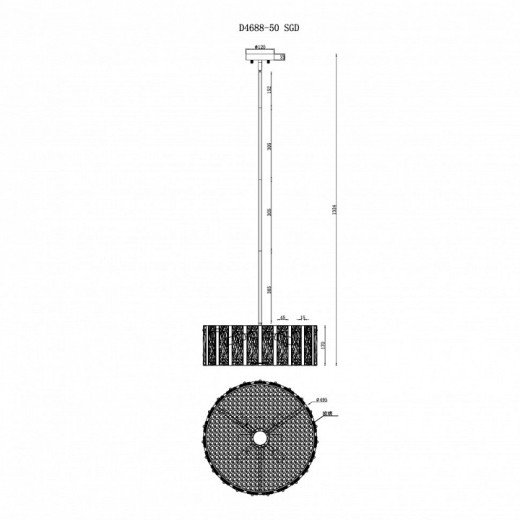 Светильник на штанге iLamp Panorama D4688-50 SGD