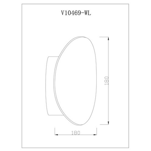 Накладной светильник Moderli Parma V10469-WL