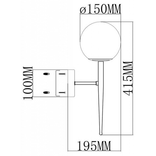 Бра Moderli Scrumbel V11562-1W