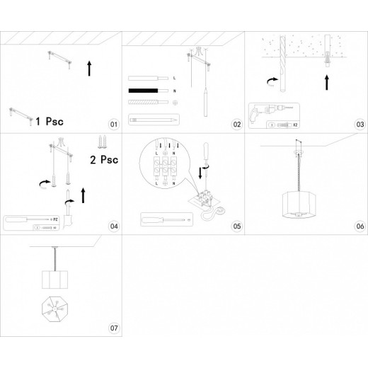 Подвесной светильник Moderli Rizar V1220-5P