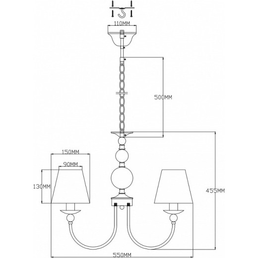 Подвесная люстра Moderli Feels V2613-5P