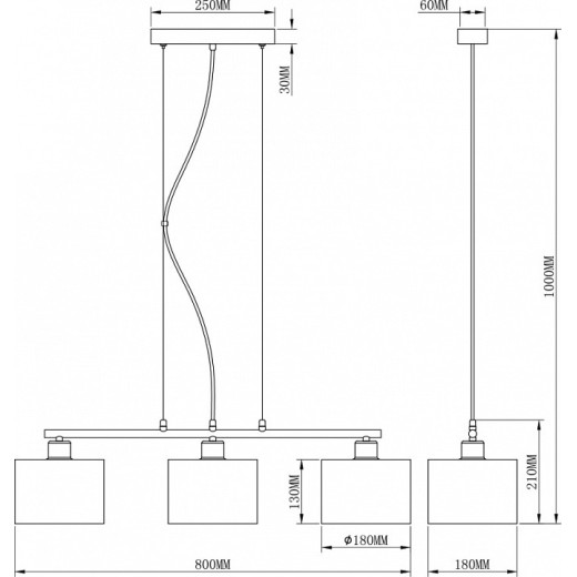 Подвесной светильник Moderli Room V2731-3P