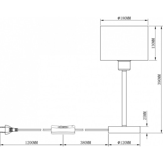 Настольная лампа декоративная Moderli Room V2732-1T