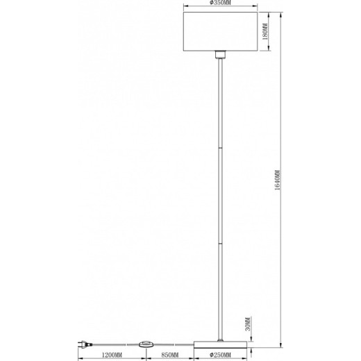 Торшер Moderli Room V2734-1F