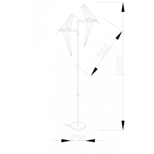 Настольная лампа декоративная Moderli Birds V3075-2TL
