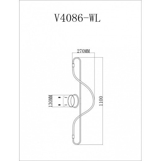 Накладной светильник Moderli TRUE V4086-WL