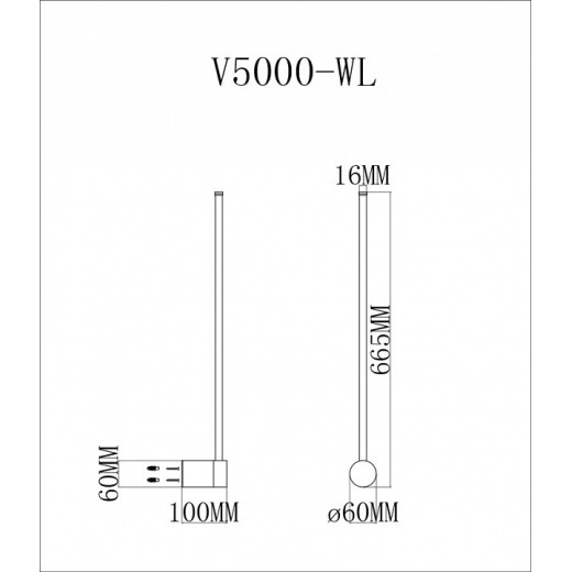 Бра Moderli Ricco V5000-WL