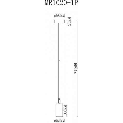 Светильник на штанге MyFar Dereck MR1020-1P