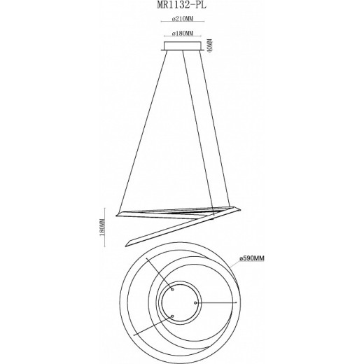 Подвесной светильник MyFar Siero MR1132-PL