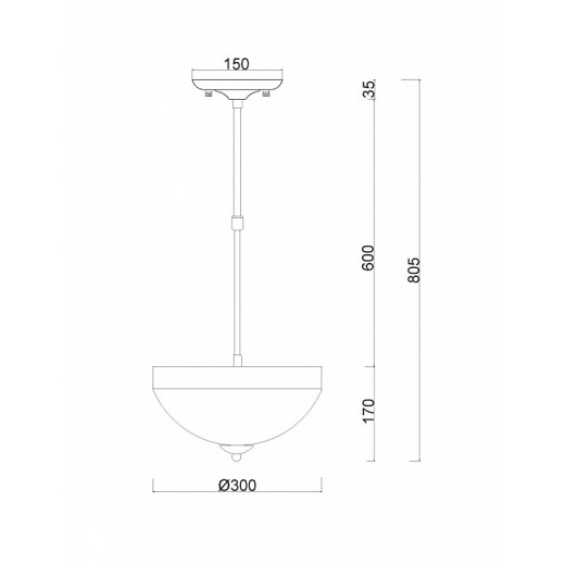 Светильник на штанге MyFar Ceiling MR1525-3C