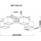Потолочная люстра MyFar Bona MR1590-4C