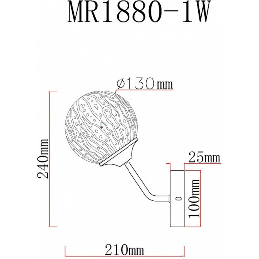 Бра MyFar Camilla MR1880-1W