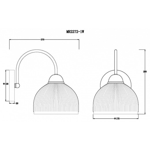 Бра MyFar Flora MR2272-1W