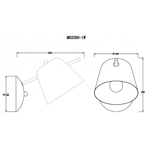 Бра MyFar Clementine MR2280-1W