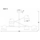 Люстра на штанге MyFar Clementine MR2281-6С