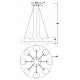 Подвесная люстра MyFar Julian MR2291-8P