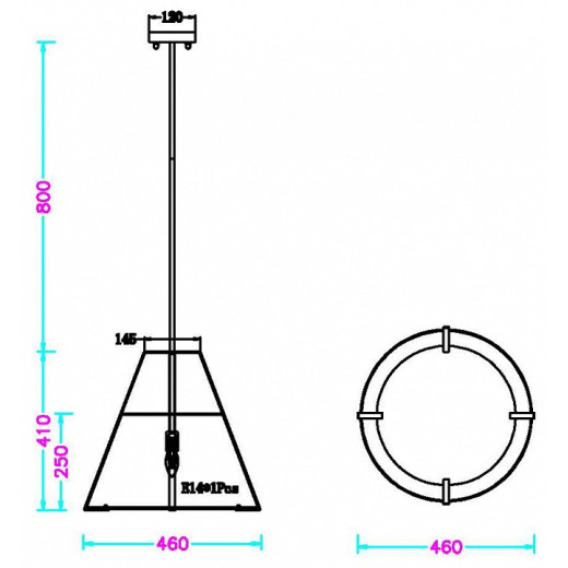 Светильник на штанге MyFar Finn MR2450-1P