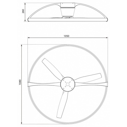 Светильник с вентилятором Mantra (люстры-вентиляторы) Nepal 7533