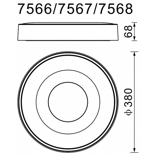 Накладной светильник Mantra Coin 7567