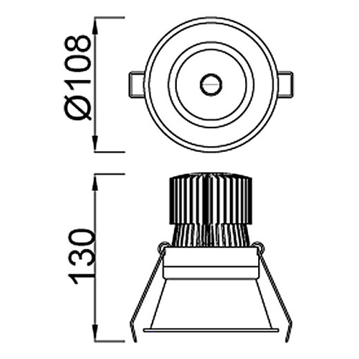 Встраиваемый светильник Mantra Formentera C0073
