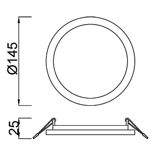 Встраиваемый светильник Mantra Saona C0181