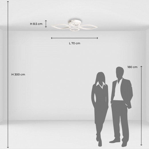 Потолочная люстра De City Мадлен 15 424018104