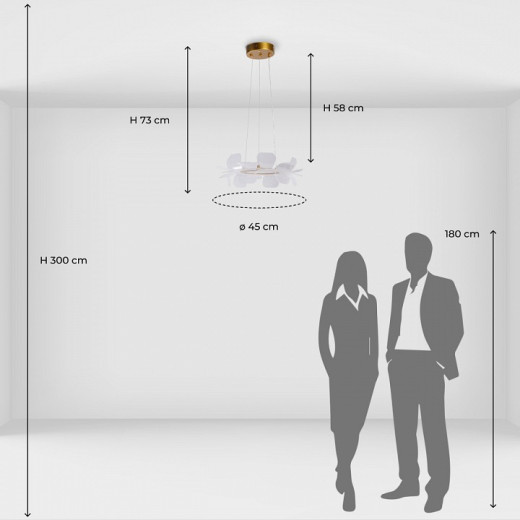 Подвесной светильник De City Оскар 62 510014801