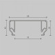 Профиль встраиваемый Maytoni ALM012EC ALM-9940-SC-W-2M