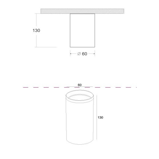 Накладной светильник Maytoni Focus C010CL-01MG