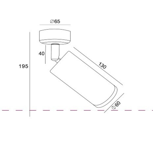 Спот Maytoni Focus C017CW-01W