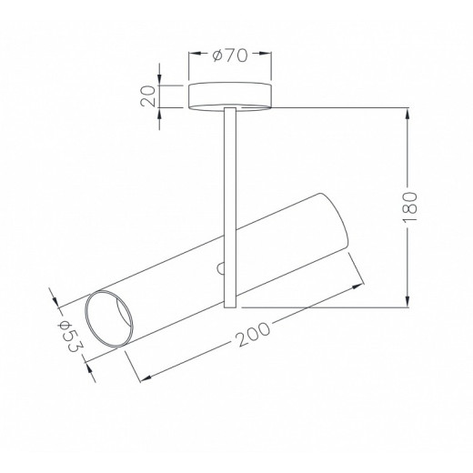 Светильник на штанге Maytoni Elti C020CL-01W
