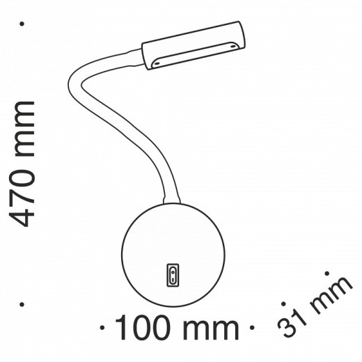 Бра Maytoni Stem C035WL-L3W3K